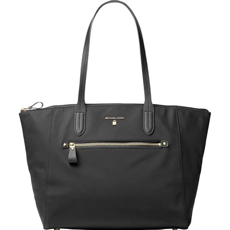 michael kors kelsey top zip large nylon tote|Michael Kors large travel tote.